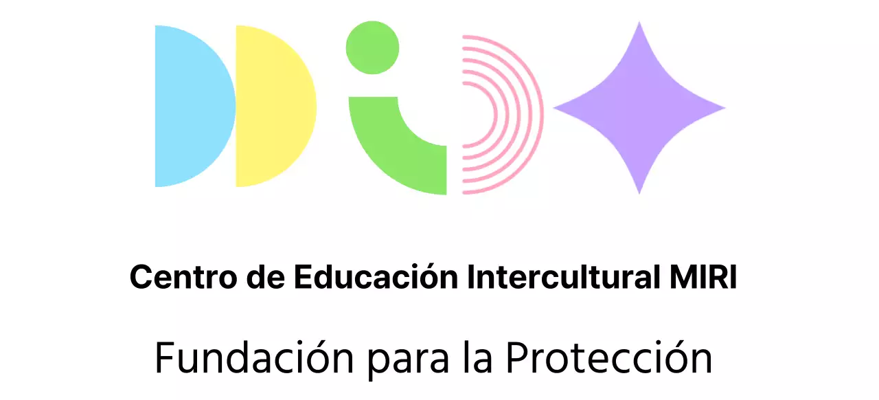 Logotipo del centro cultural en geometría