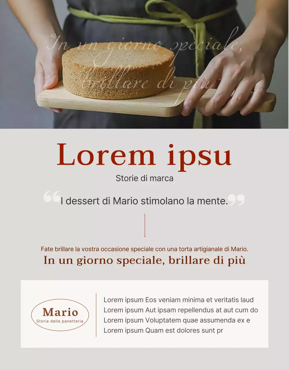 Promuovere una graziosa pasticceria in rosso e rosa