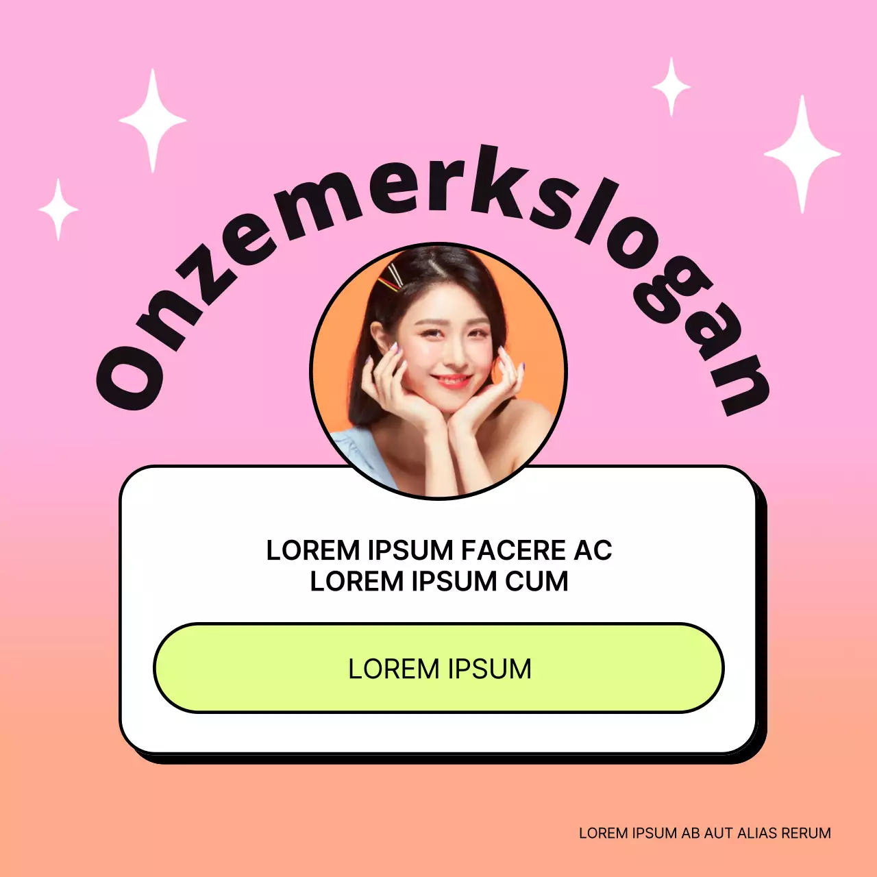 Promoot je merk met kitscherig oranje en geel