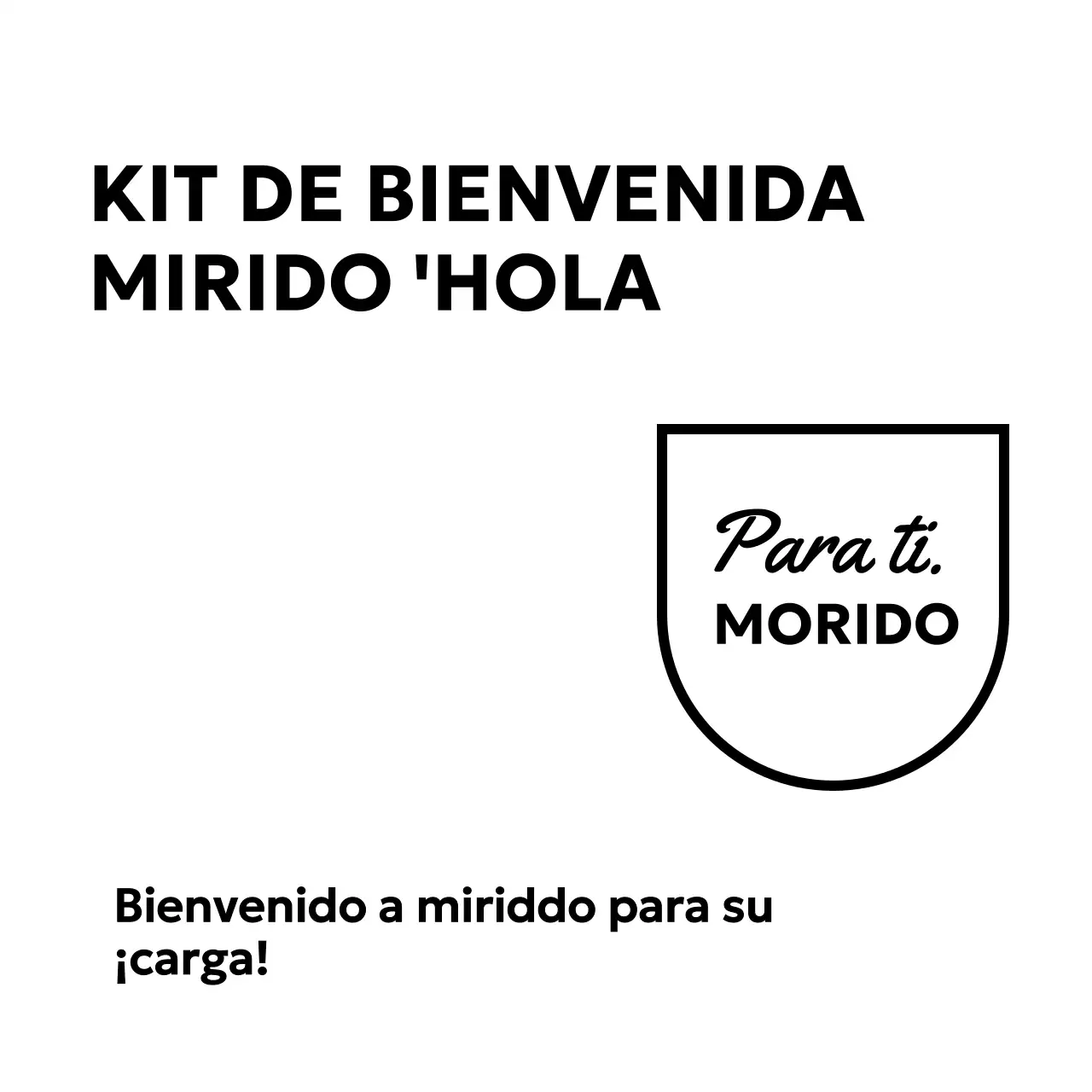 Kit de bienvenida de empresa con fuentes góticas y cursivas