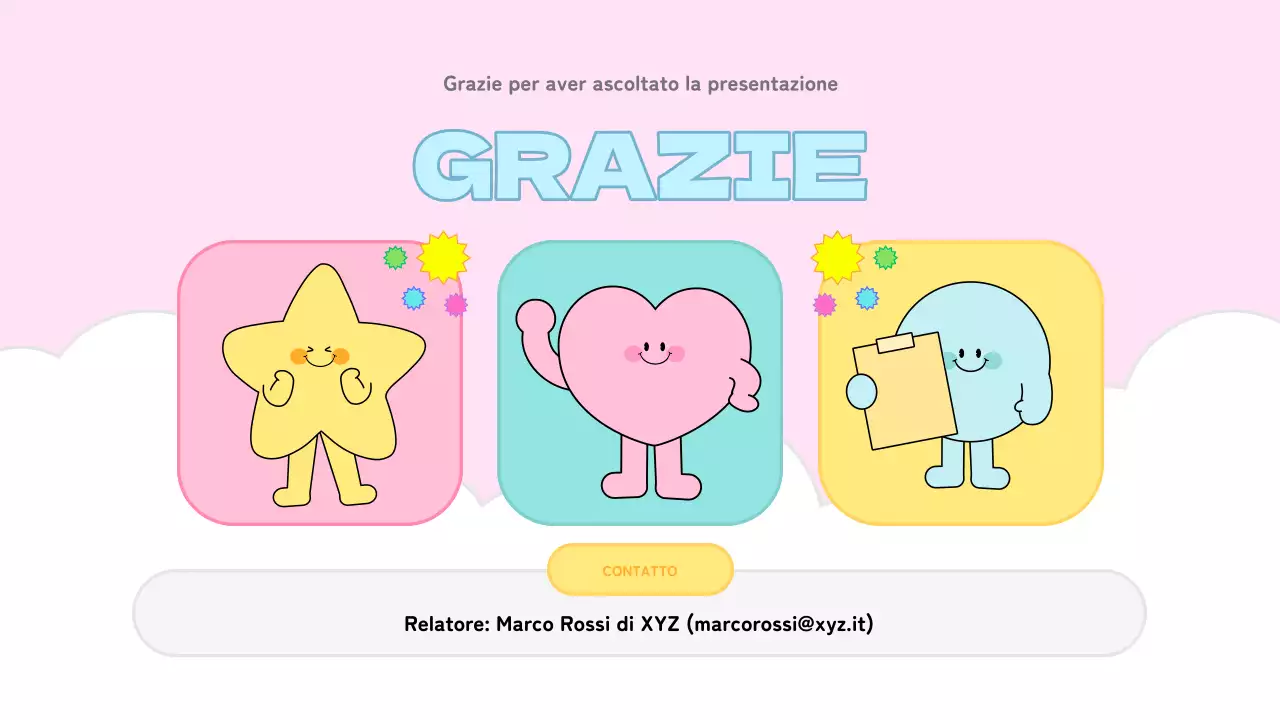 Un grazioso raccoglitore di informazioni di colore azzurro e rosa.