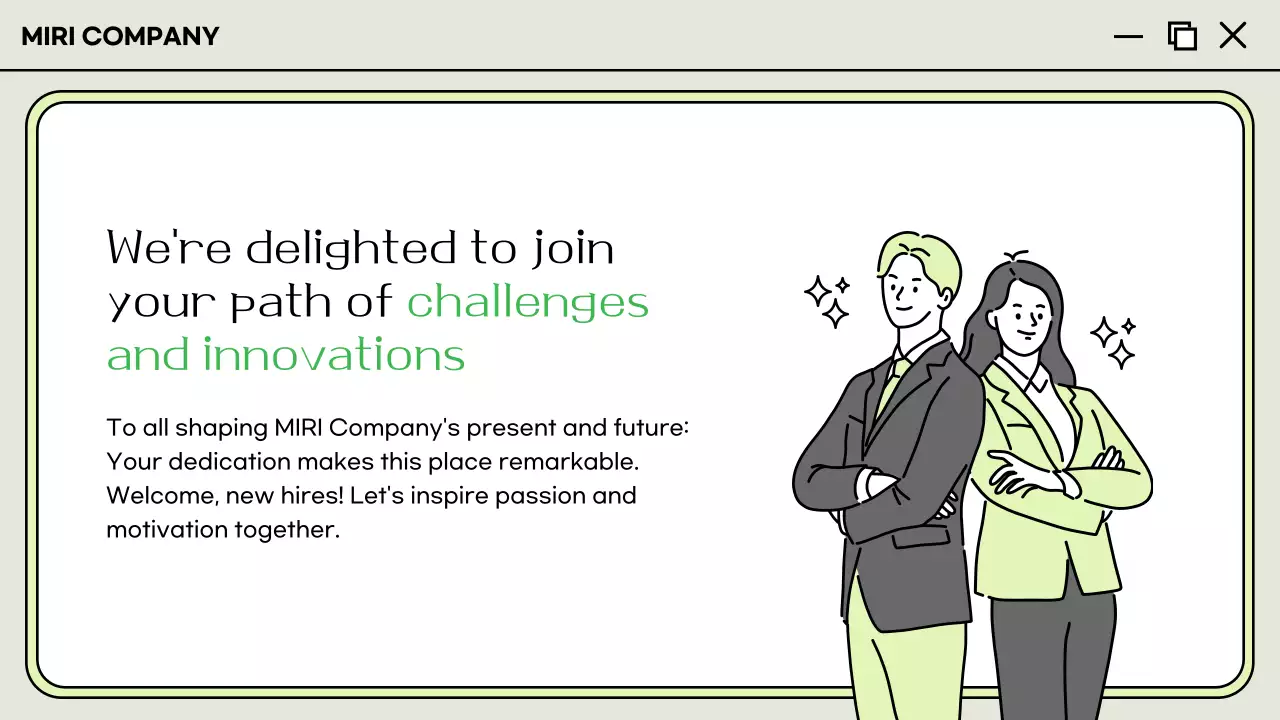 Green Minimal 온보딩 가이드 프레젠테이션