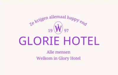 Luxe concepthotel met schreefletters en tekstopmaak