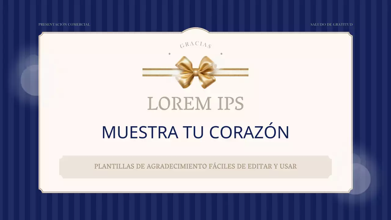 Un sencillo poste de felicitación de firma en azul marino y marfil