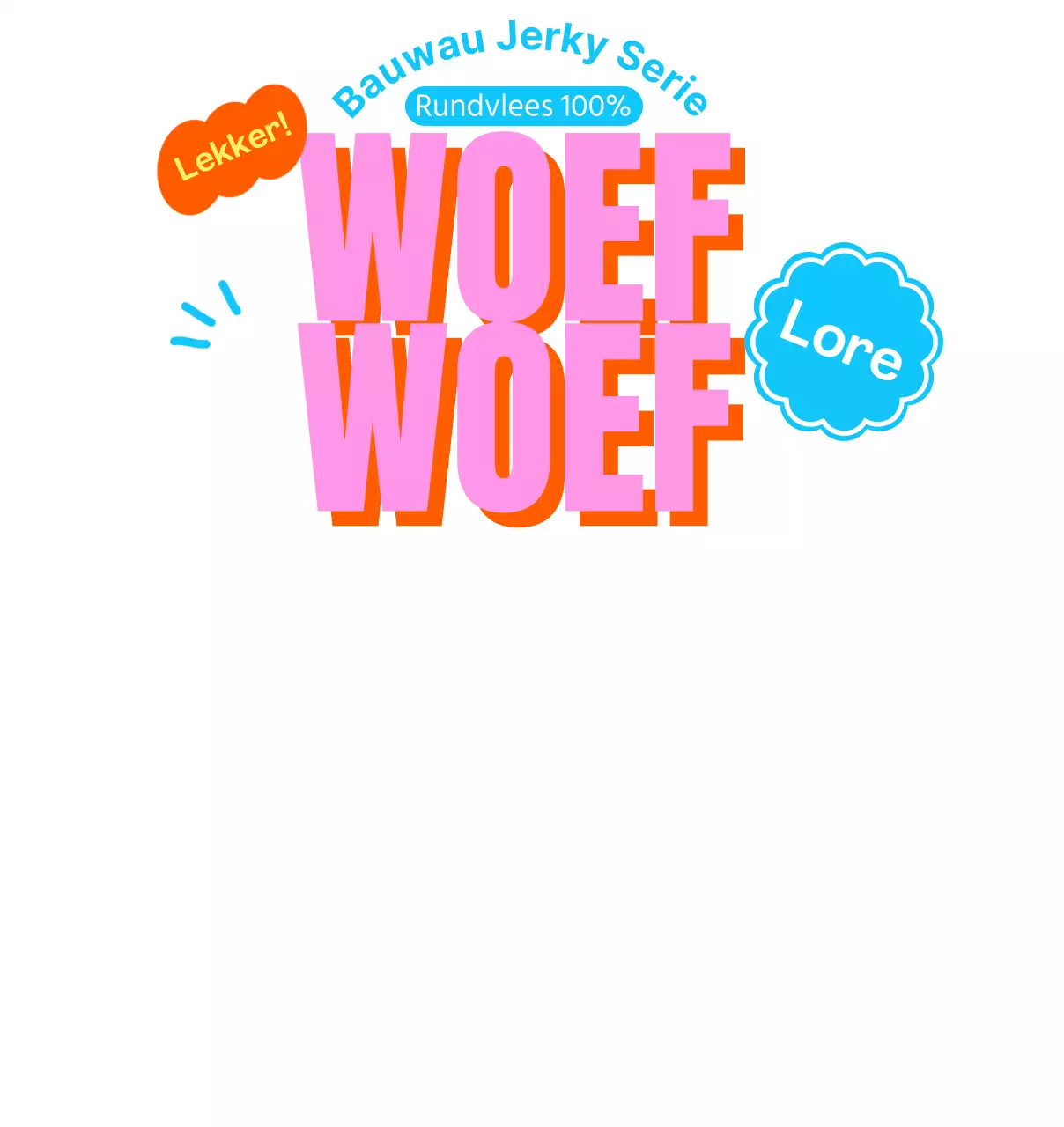 Traktaties en voer voor huisdieren in schattige roze kleuren