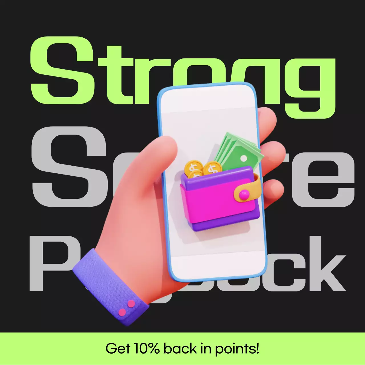 Bài đăng hoàn vốn điểm cyberpunk màu đen và xanh nhạt