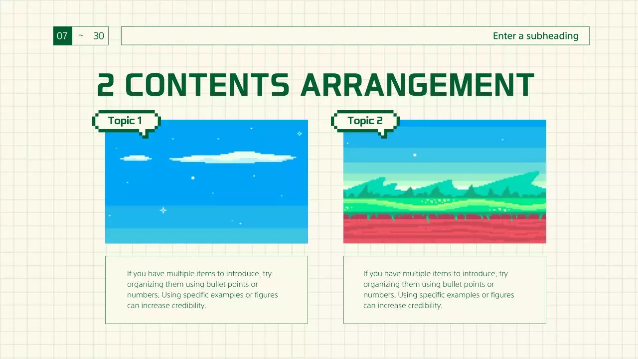 Green, retro gaming sensibilities report