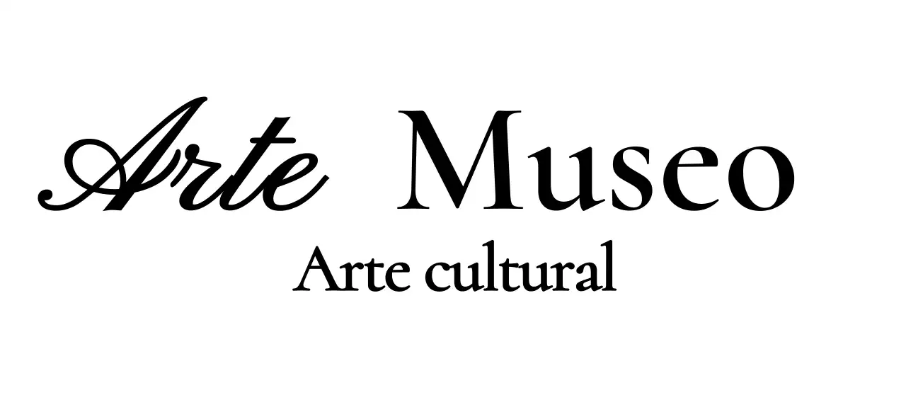 Logotipo de museo con un concepto cursivo elegante
