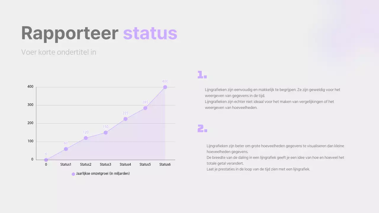 Een eenvoudig verslag in mauve en grijs