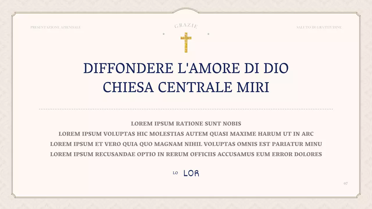 Una semplice cartolina d'auguri firmata in blu navy e avorio