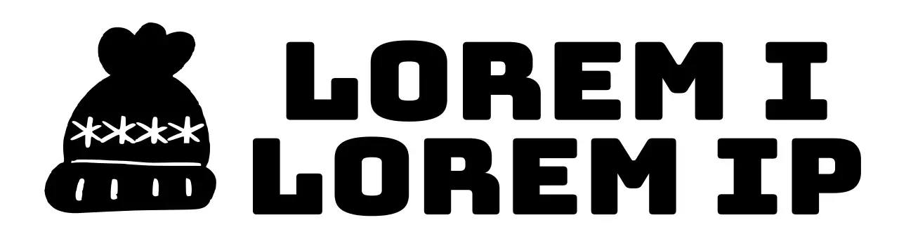 Campagnelogo met illustratie van een schattige breimuts