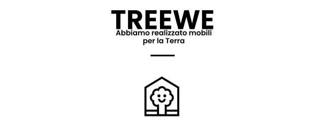 Design a colori per l'azienda di arredamento con logo del marchio che raffigura un albero in una casa