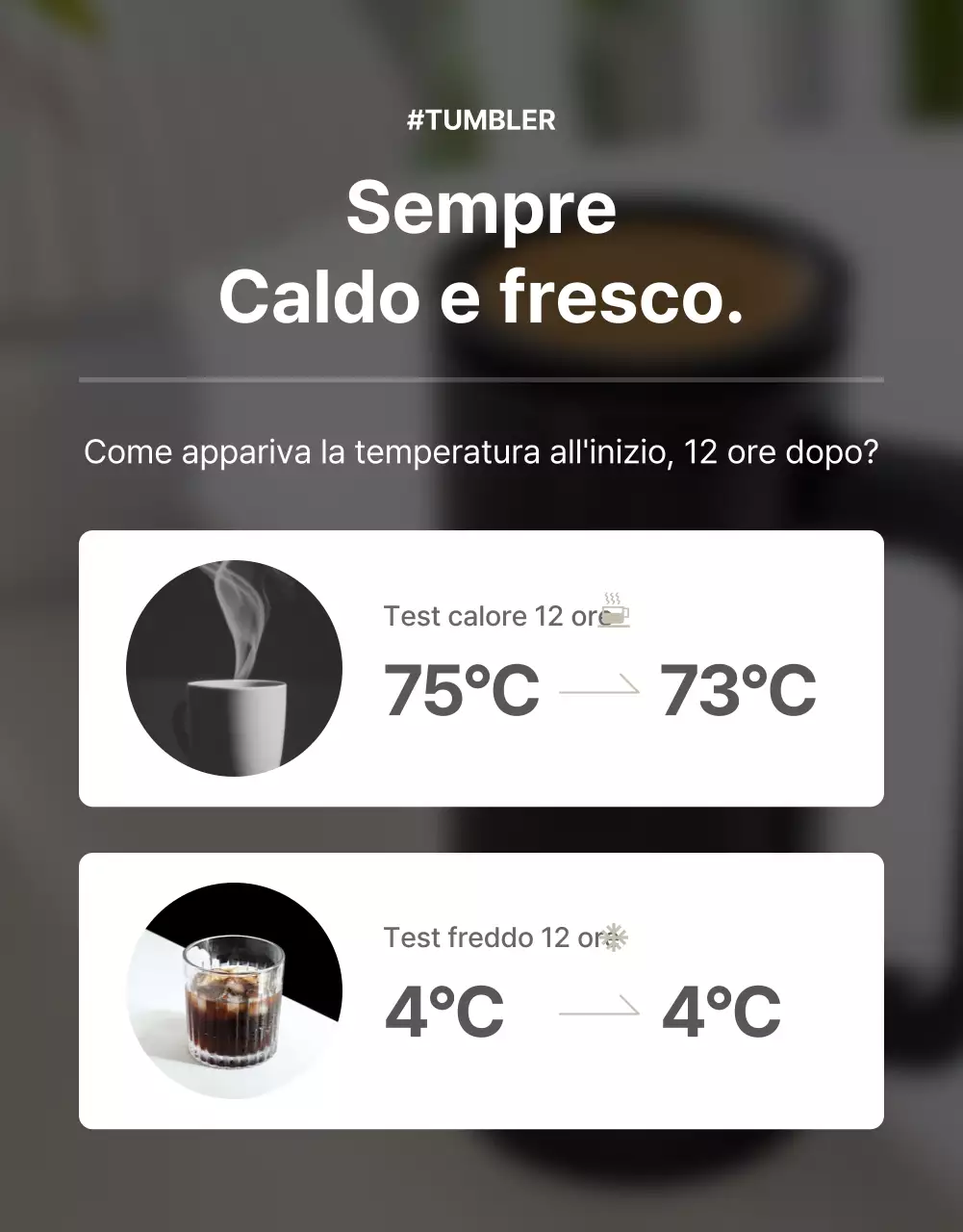 Promuovere un tumblr semplice in grigio e beige