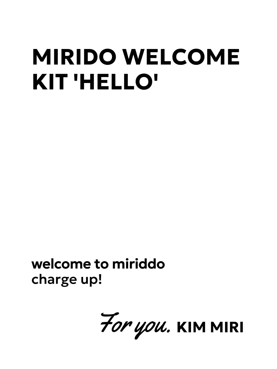 Corporate company welcome kit with gothic and cursive fonts