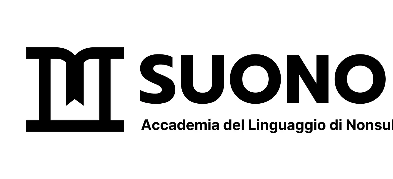 Design di una scuola di lingue con icona raffigurante un podio