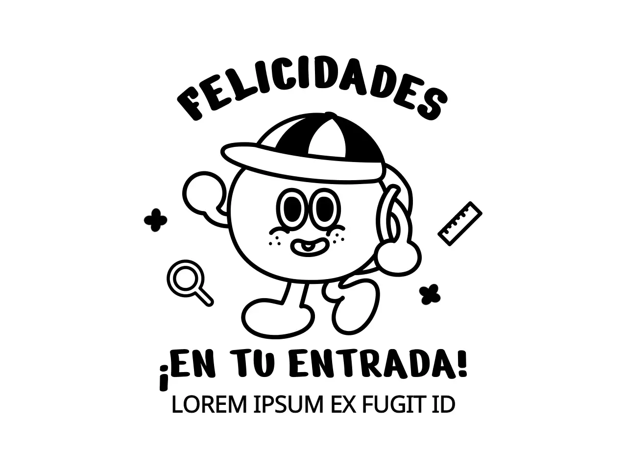 Artículos de celebración de la entrada a la escuela primaria con simpáticas ilustraciones de dibujos