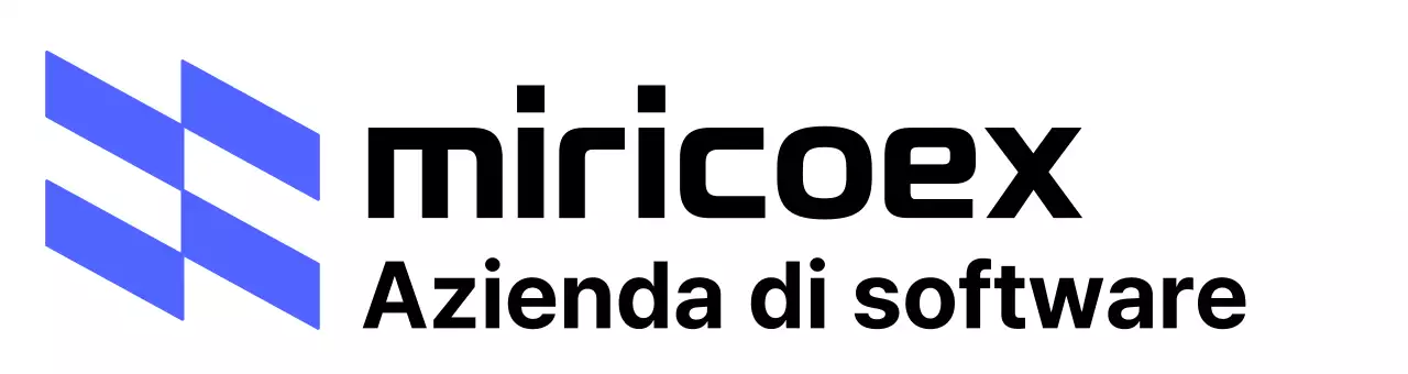 Logo aziendale con concetto di forma obliqua