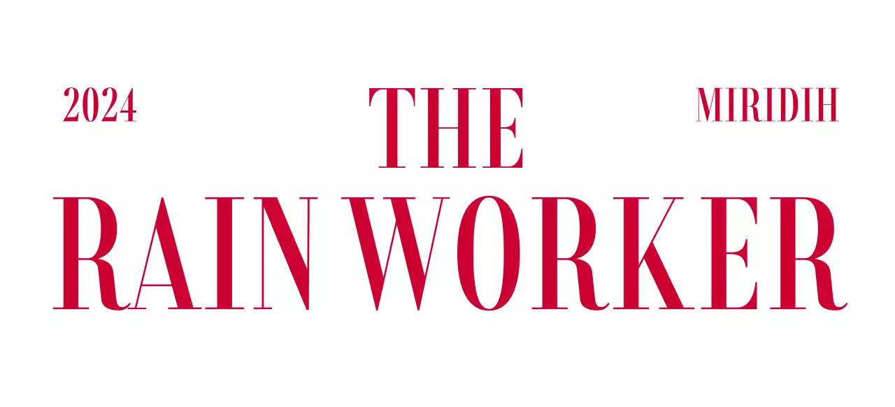 Magazine-style design with elegant typefaces