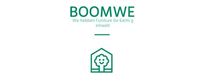 Kleurontwerp voor meubels met merklogo met een boom in een huis
