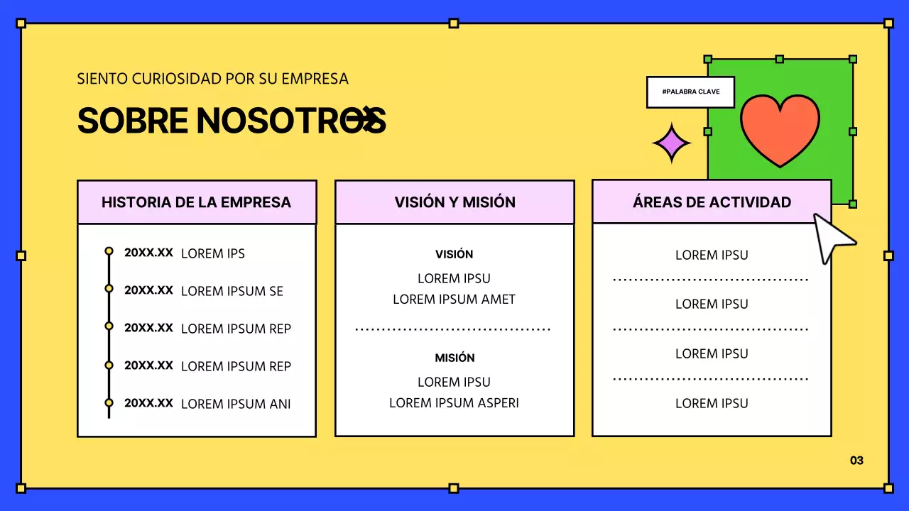 Kitschy amarillo y azul de recursos humanos materiales de formación de nuevos empleados