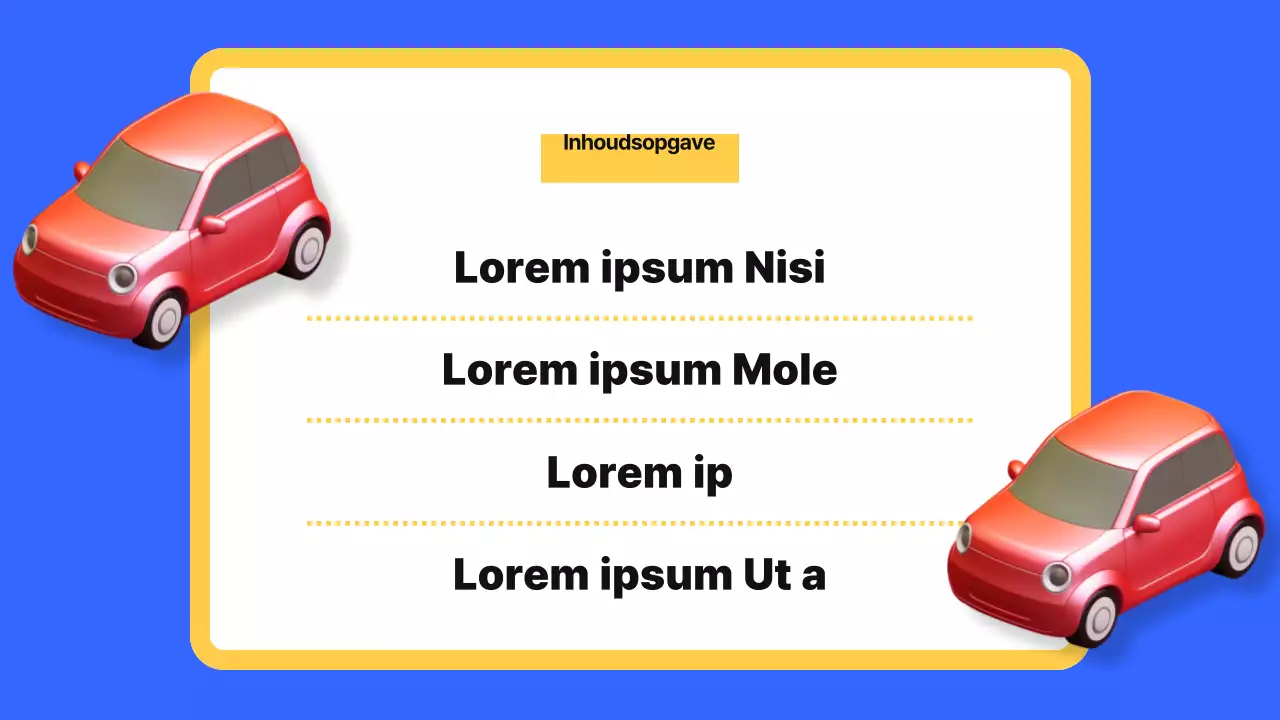 Kitscherige verkeerseducatie in blauw