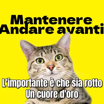 Cinguettio gag meme giallo e nero