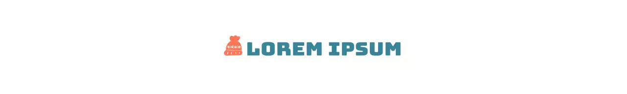 Campagnelogo met illustratie van een schattige breimuts