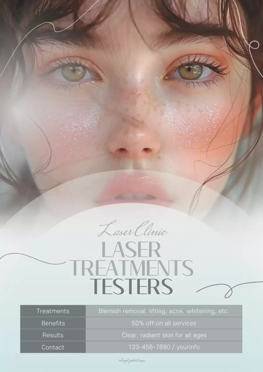 Poster quảng cáo sản phẩm chăm sóc da White Elegant