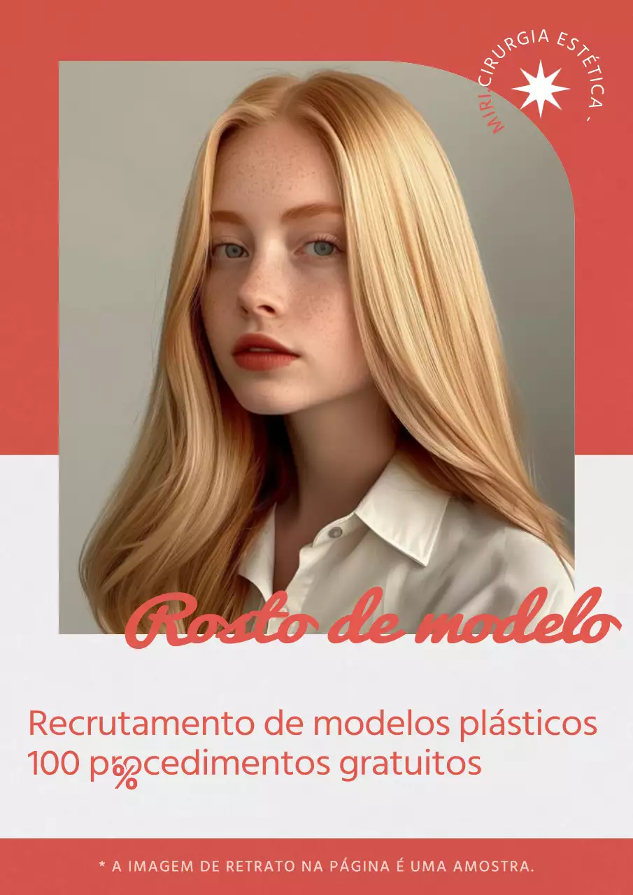 Recrutamento de modelos de molduras modernas em rosa choque e branco