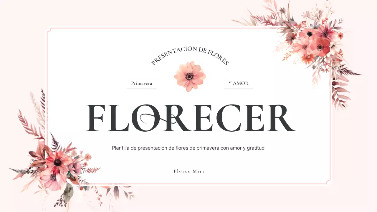 Lujosa propuesta de fondo floral de acuarela en rosa y marfil