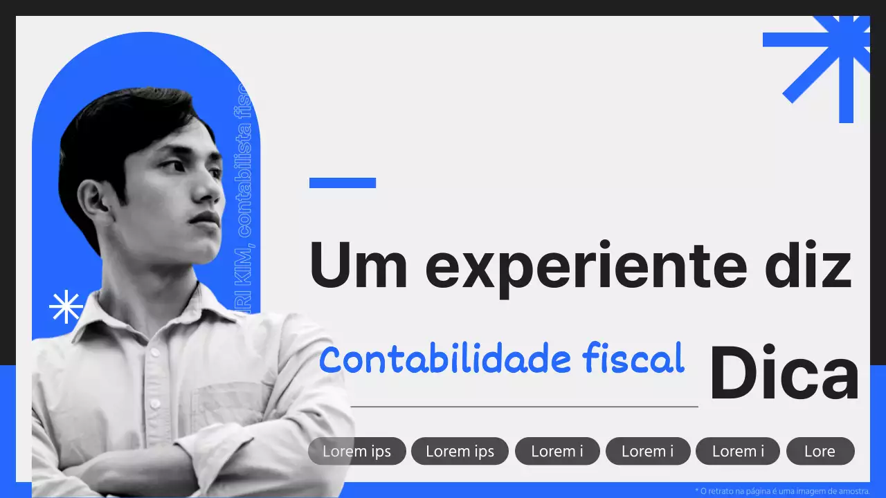 Sobre as modernas dicas de contabilidade fiscal em azul e preto