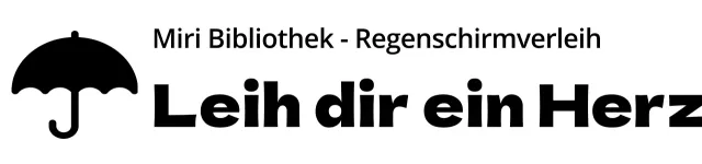 Gestalten Sie einen Mietservice mit einem Regenschirm-Symbol