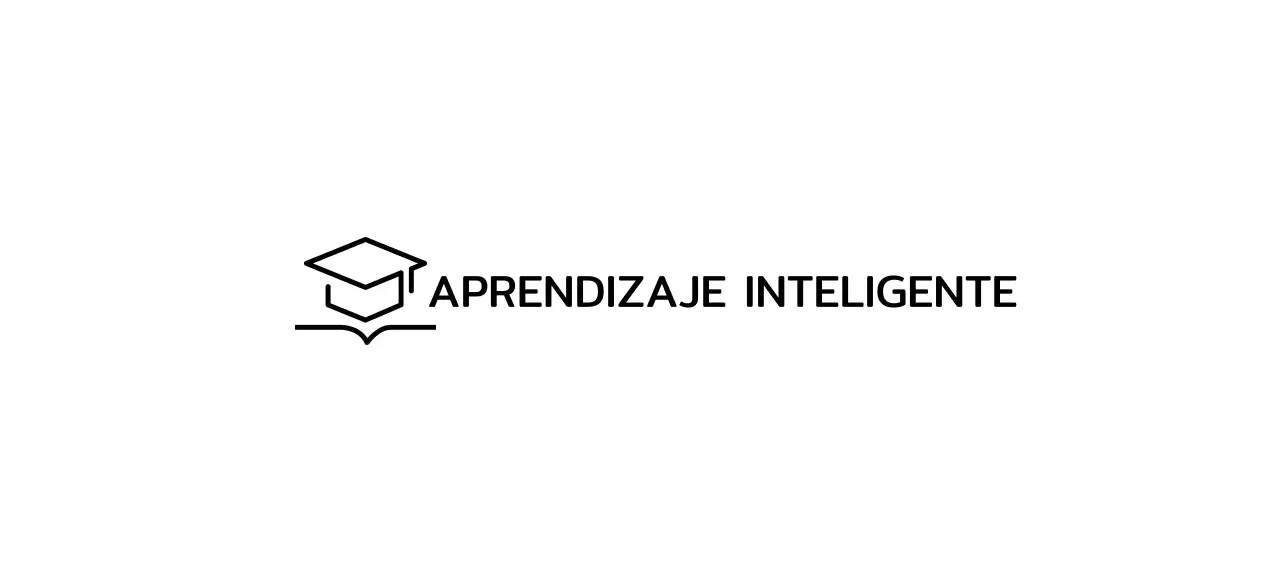Aprendizaje inteligente con gorra de bachillerato y logotipo de ilustración de libros