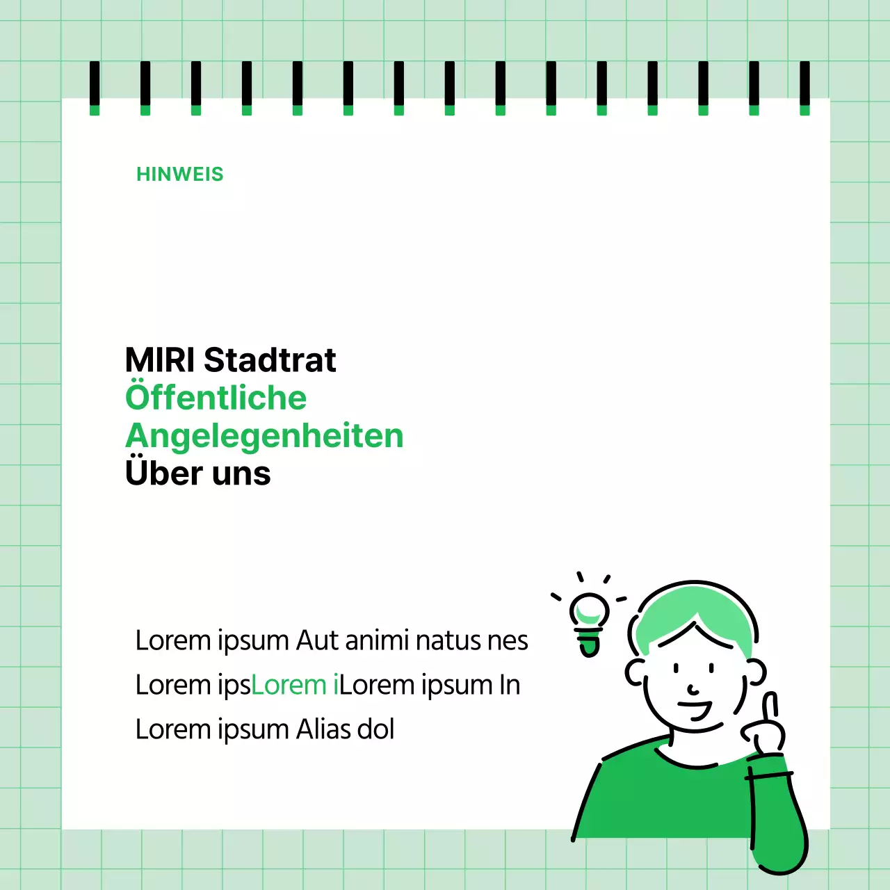 Ein Leitfaden für ein einfaches grün-schwarzes PR-Team-Organigramm