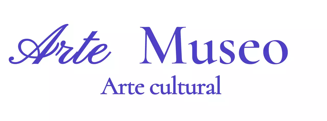 Logotipo de museo con un concepto cursivo elegante
