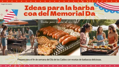 Recetas Kitsch Beige y Rojo para la barbacoa del Memorial Day