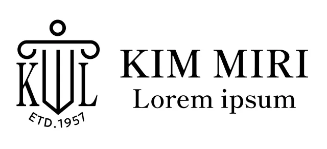 Studio legale con un logo illustrato e un tocco di classe