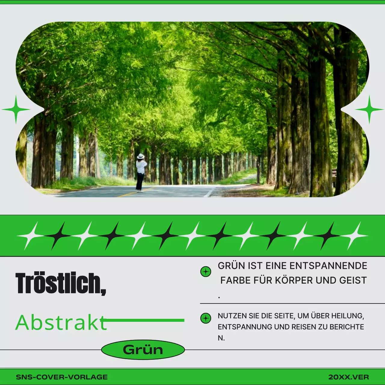 Förderung einer modernen Farbvariante des Covers in Regenbogen und Weiß