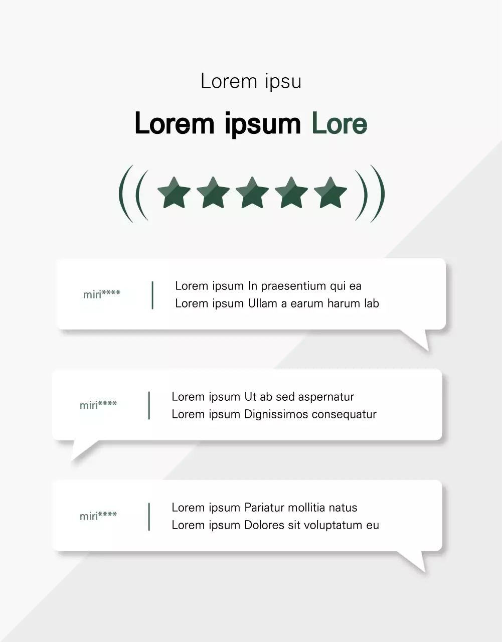 Un anuncio Tumblr minimalista en blanco y verde