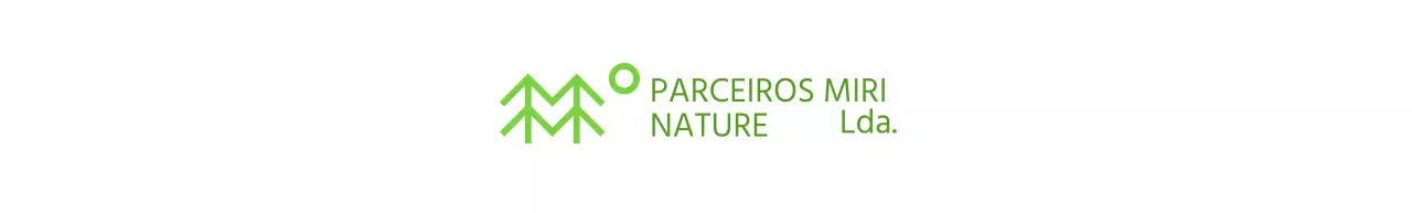 Conservação da natureza simples com ilustrações de árvores e cores verdes