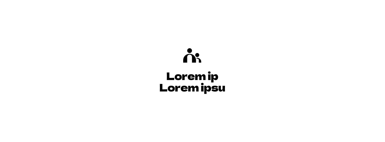 Logótipo hospitalar ilustrado simples