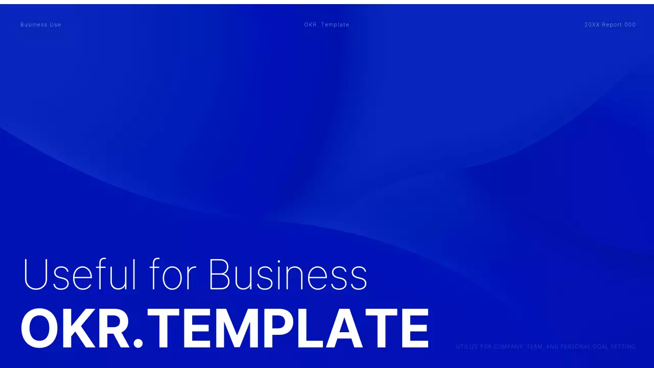 Blue Modern Business Template Presentation