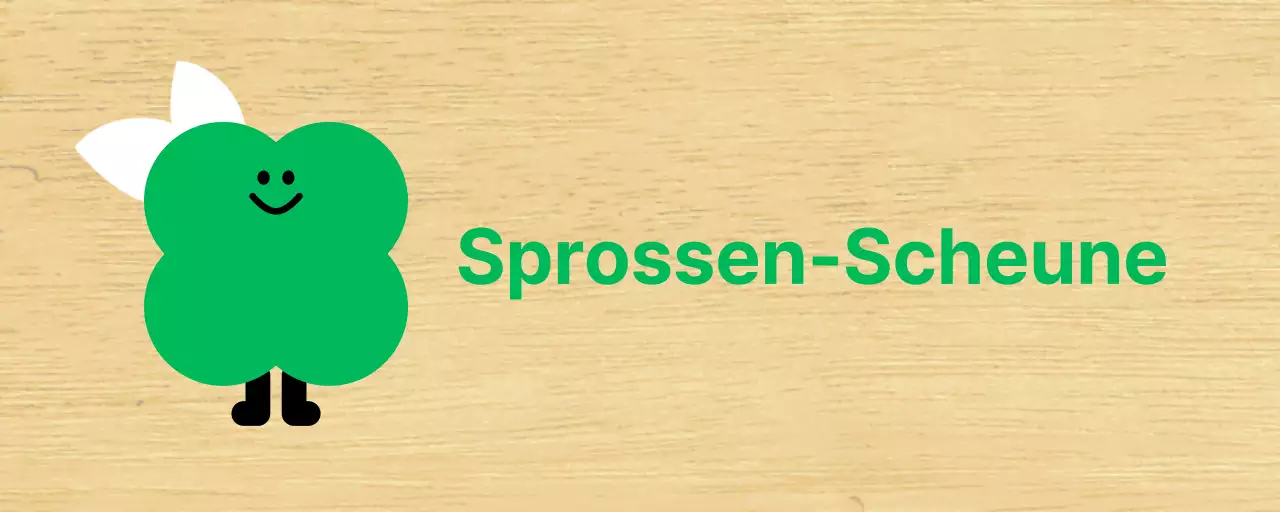 Grüner Pflanzencharakter Niedliche Kindergartenklasse