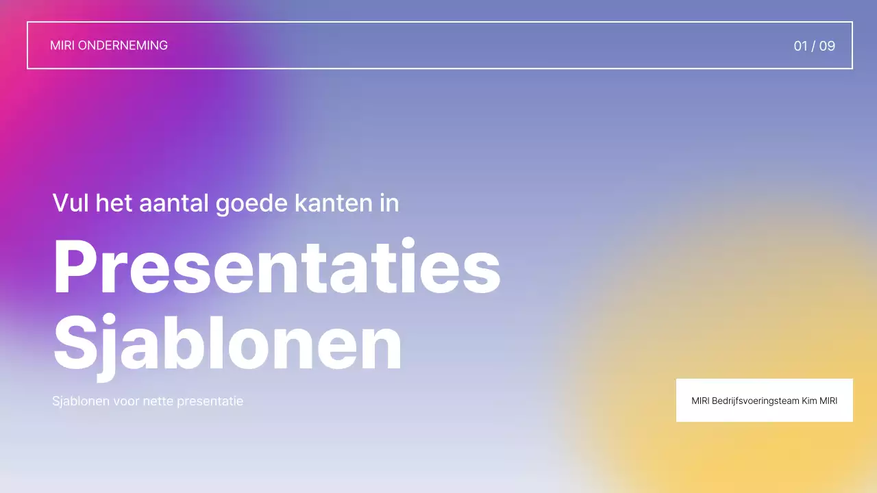 Eenvoudige, presentabele handgeschreven rapporten in paars en geel