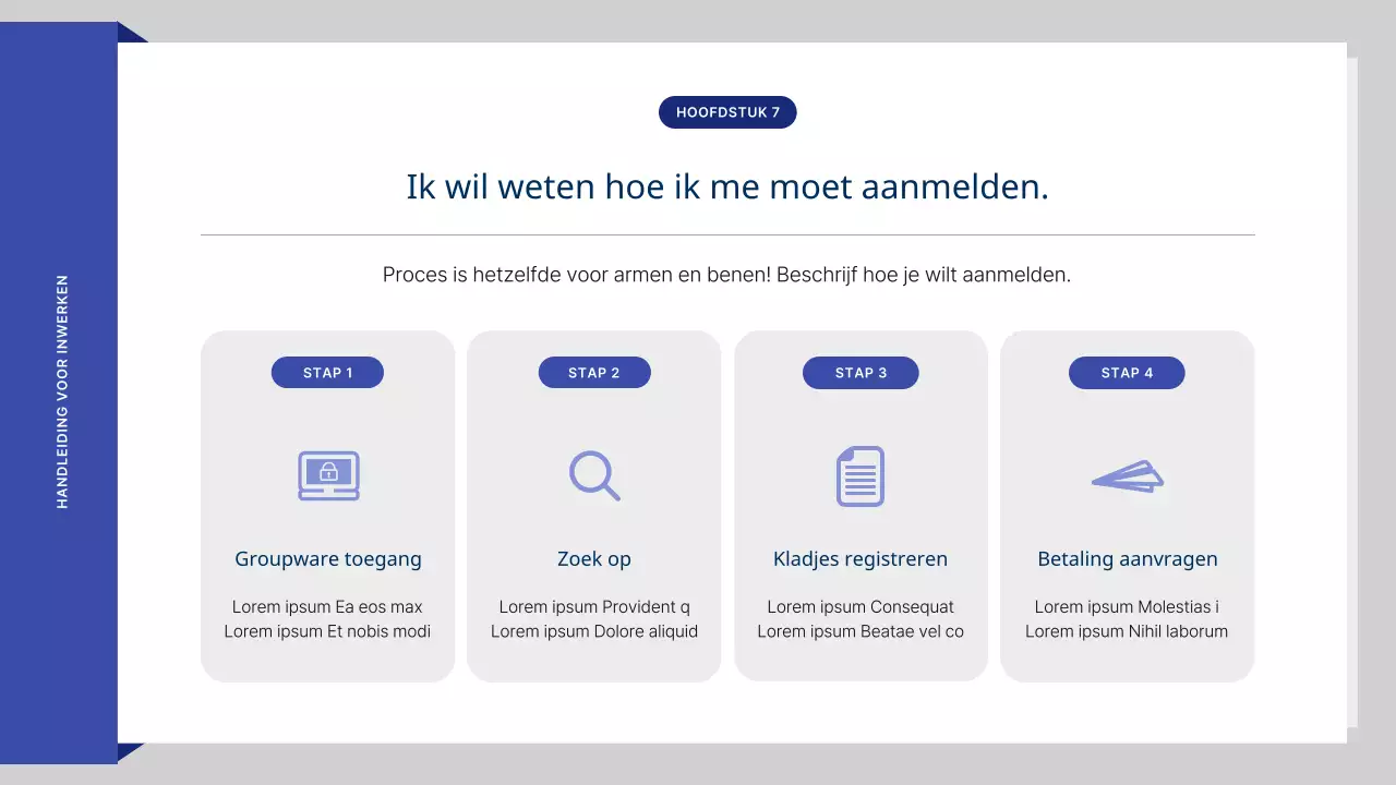 Blue's mooie HR-trainingsmateriaal
