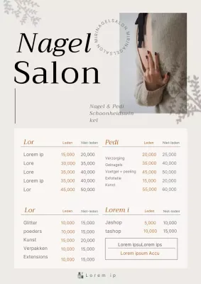 Promoot Ivory's moderne nagelsalon