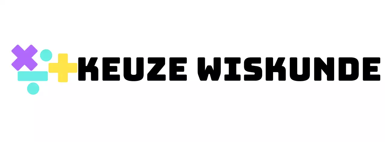 Wiskunde school met veelkleurig wiskunde symbool logo concept