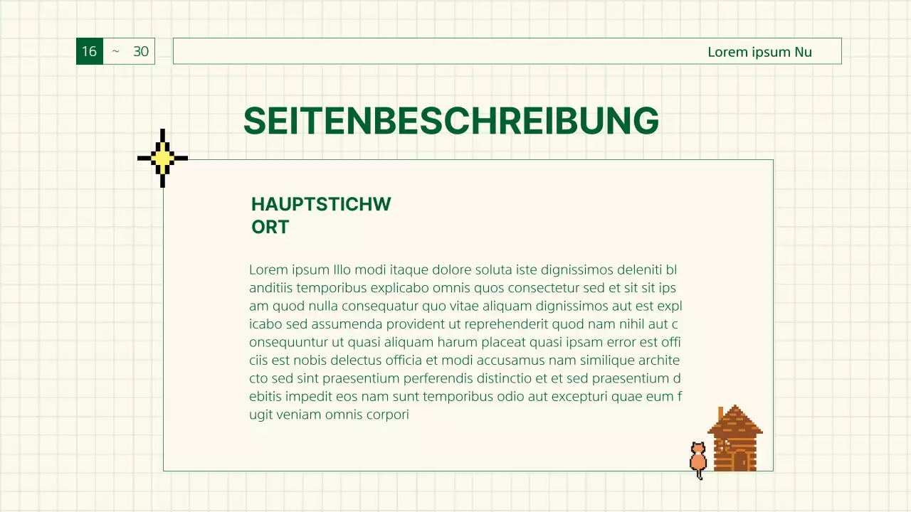 Grüner Bericht über Retro-Gaming-Sensibilität