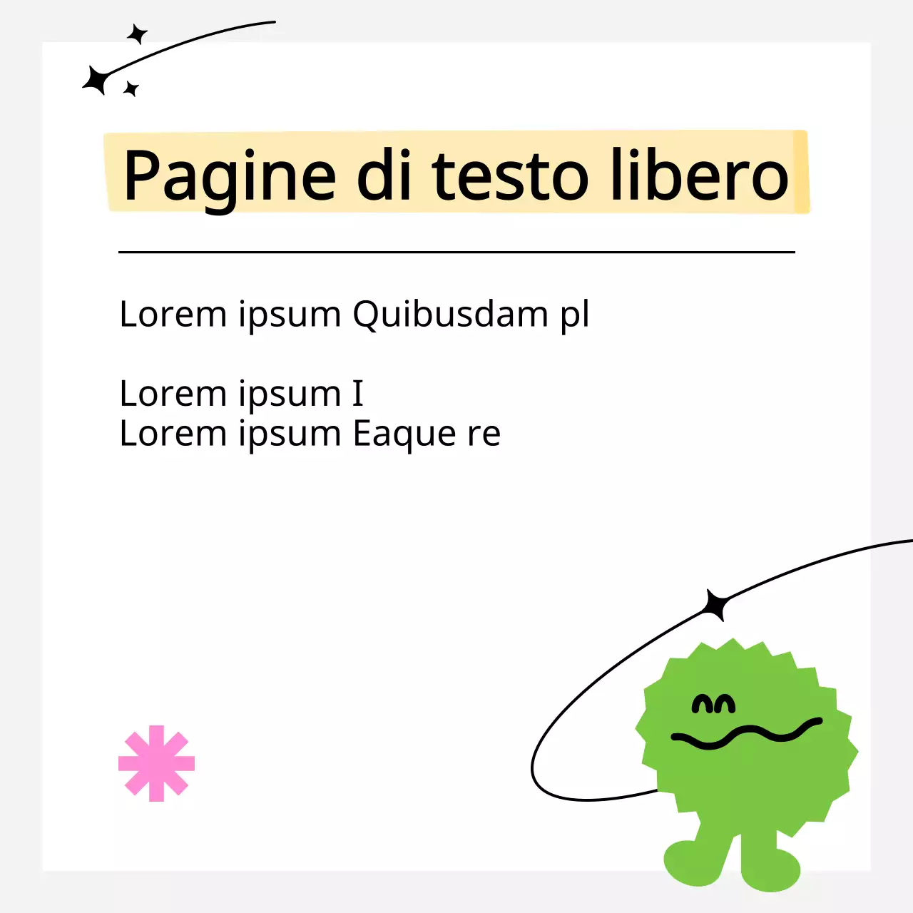 Piano di alimentazione semplice, bianco e illustrato