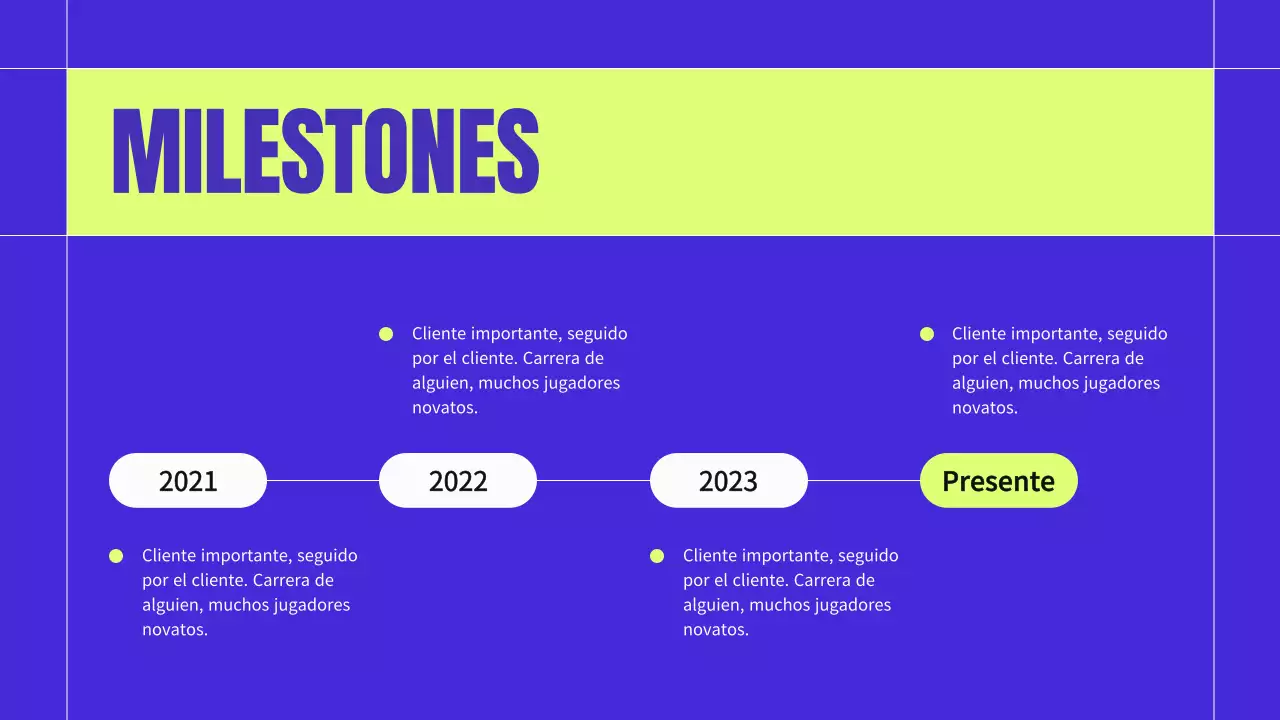 Material de perfil empresarial moderno en azul y neón